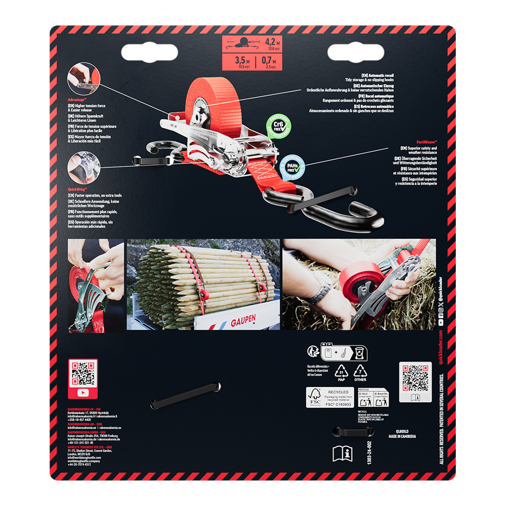 RETRACTABLE 800KG 4,2M